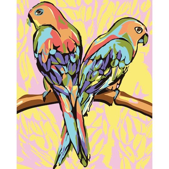 Parrots Paint-by-Number Kit by Artist&#x27;s Loft&#xAE;